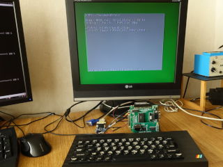 foto RS232 na ZX Spectrum 48k se SimpleAY